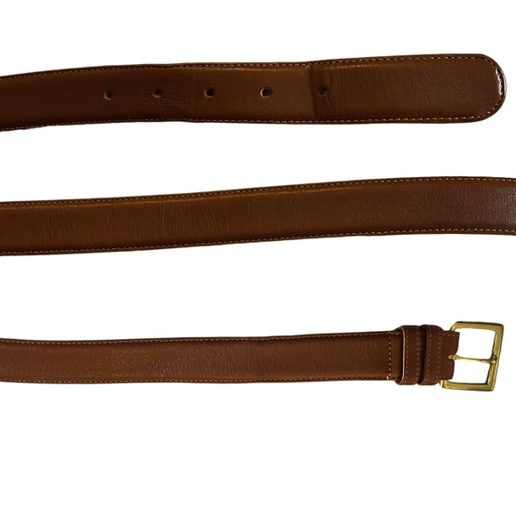 Vintage COACH Leather Belt, British Tan, # 7800, Size 34” Waist, Luxury Designer - Picture 5 of 5